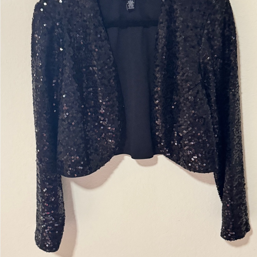 R&M Richards Black Sequin Blazer